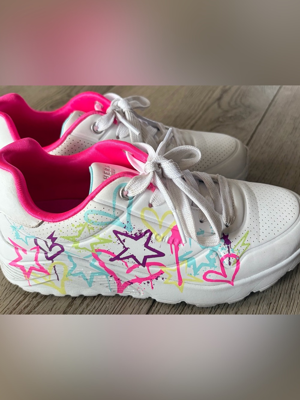 Skechers Girls Uno Lite Girls Sneakers size 1.5